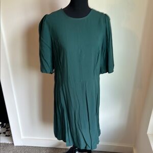 Old Navy Forest Green Midi Dress